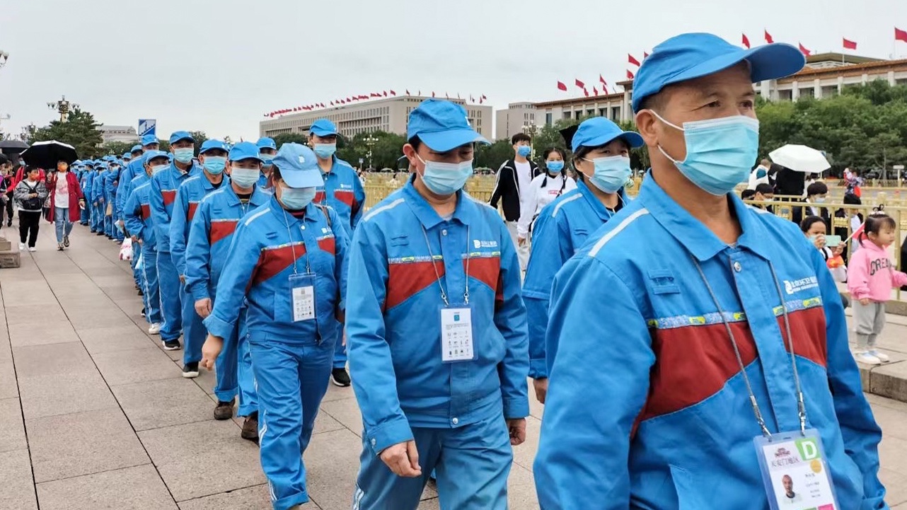 風雨之中見真情——美汐清潔圓滿完成天安門廣場黃金周環境保障任務